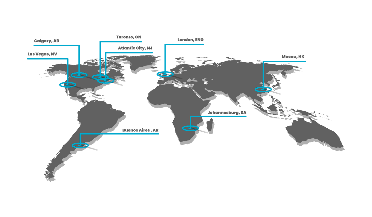 Enteractive Studio Locations Map